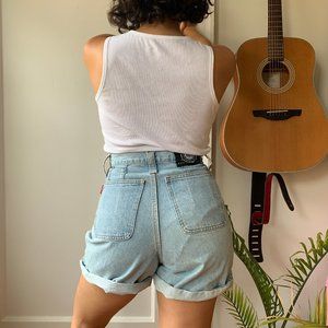 Vintage High Waisted Jean Shorts